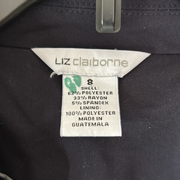 Liz Claiborne Navy Blue Blazer - Picture 2 of 4
